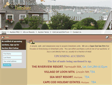 Tablet Screenshot of capeandislandstimeshare.com